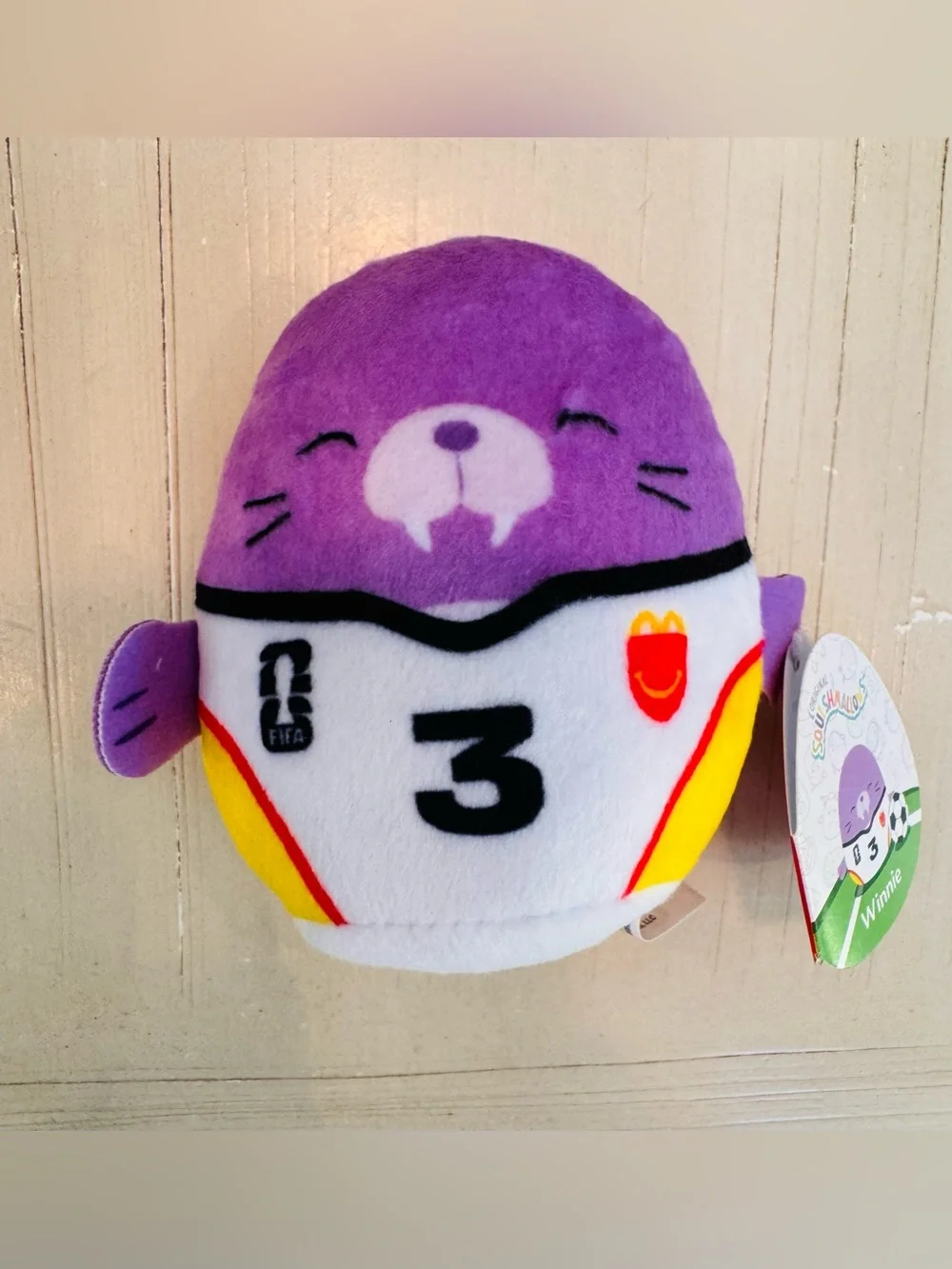 2026 McDonald’s FIFA World Cup Squishmallows #23 Winnie the Walrus - Germany